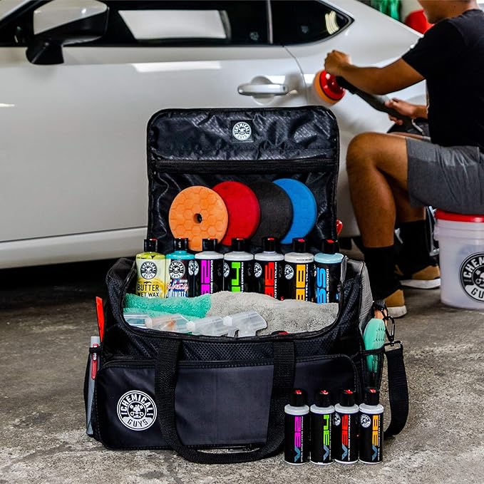 Chemical Guys ACC614 Detailing Arsenal Bag & Trunk Organizer, Large (Range Bag) 21" x 12" x 14" - Black