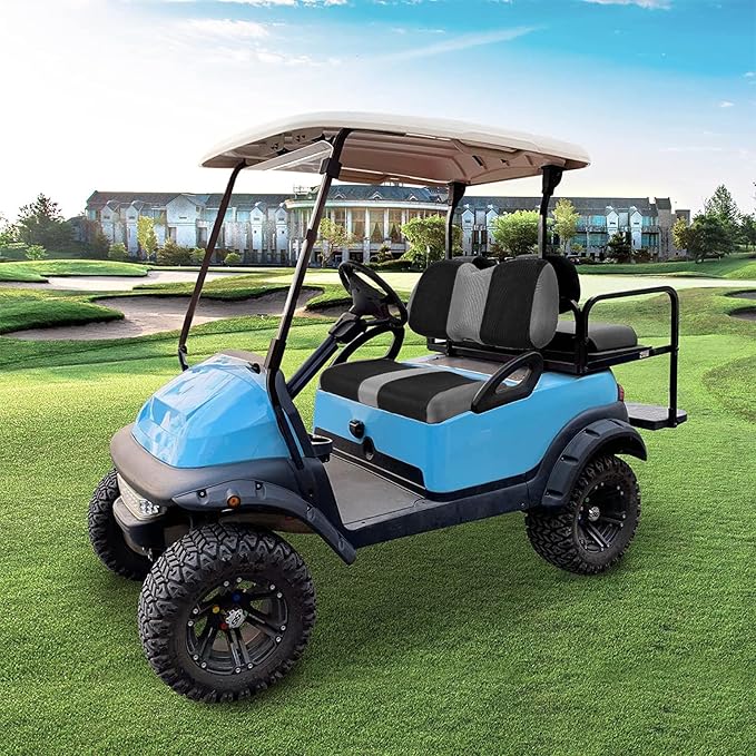 Golf Cart Front Seat Covers for Club Car Precedent 2004 and Up, Durable Polyester Fabric Club Car Precedent Seat Covers, Breathable Washable