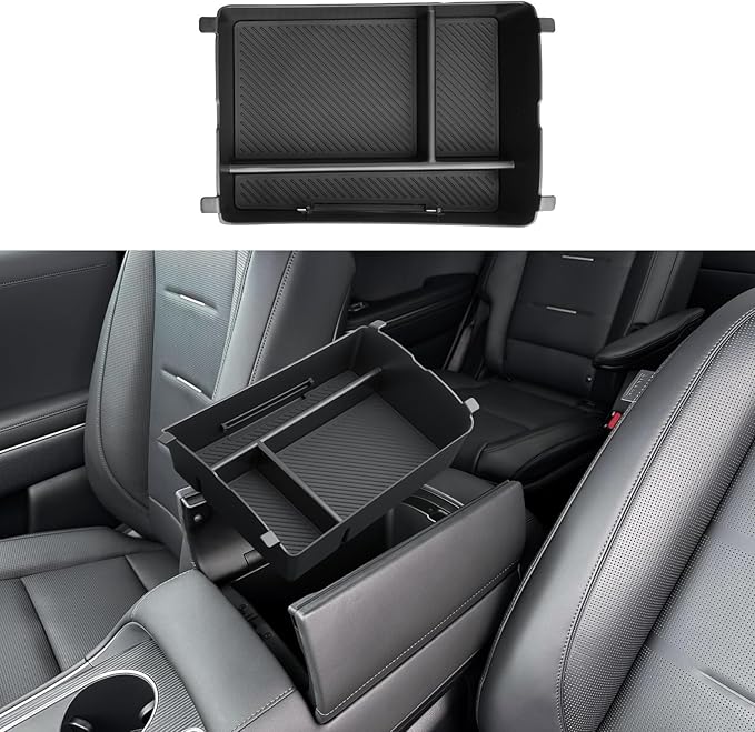 2026 Palisade Center Console Organizer - Upper Layer For 2026 Palisade Armrest Box Organizer Tray - Compatible with 2026 Hyundai Palisade Hybrid Calligraphy Accessories ABS - Only Fit Calligraphy Trim