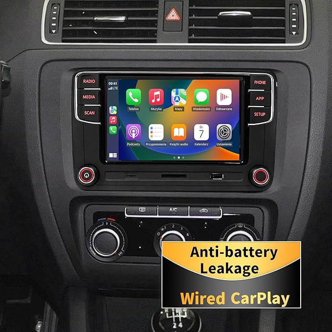 SCUMAXCON Car Stereo RCD360S RCD330 Carplay Bluetooth USB FM/AM Car Radio for VW Golf MK5 MK6 Passat Caddy Jetta Polo CC EOS Sharan Tiguan