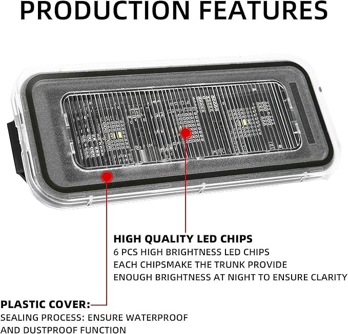 Dasbecan Truck Led Bed Light Car Trunk Lighting Kit Compatible with Toyota Tacoma 2020 2021 2022 2023 2024 Replaces# PT857-35200 84267-0C020