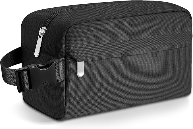 Small Insulated Snack Bag Lunch Bag for Kids Lunch Box for Women/Men, Collapsible [3L/5-Can] Reusable Lunch Bag Cooler Bag for Bottle with Handle Buckle for Work/School/Travel, Black