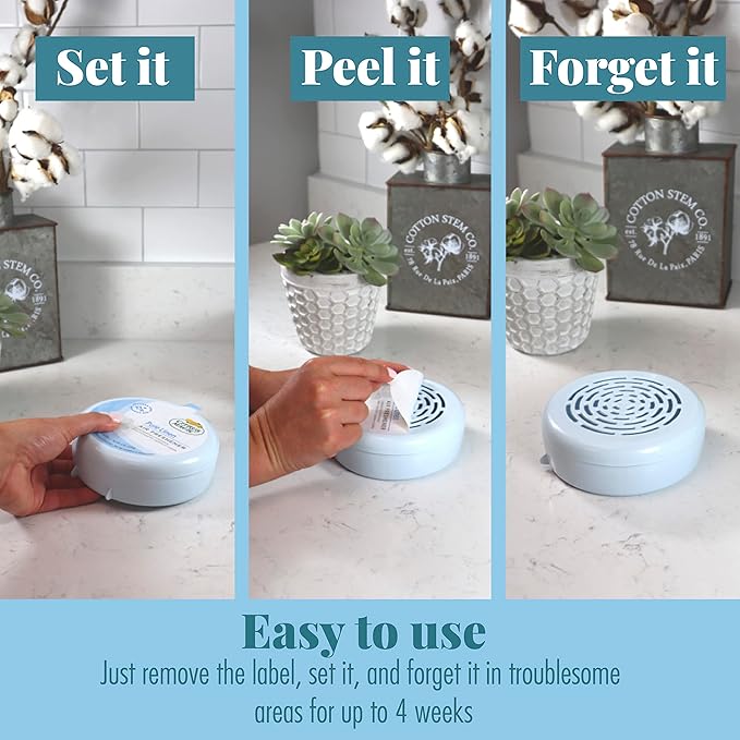 Citrus Magic Solid Air Freshener Pure Linen, Pack of 2, 8-Ounces Each