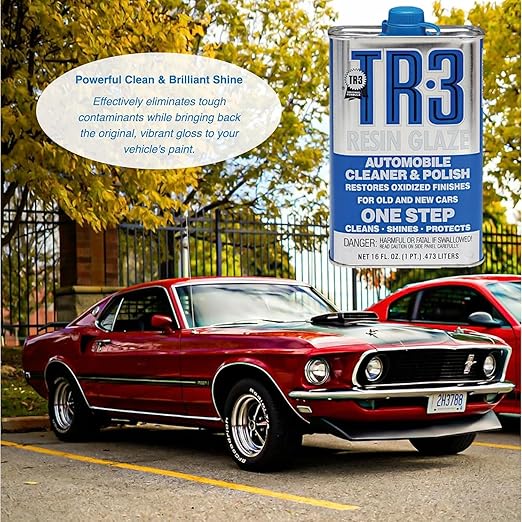 MPD Cobalt Charm TR Three Automobile Resin Glaze Cleaner & Polish - 16oz - Paint Restoration, Car Scratch Remover, Clear Coat Enhancer, Car Finish Protectant (Pack of 1)