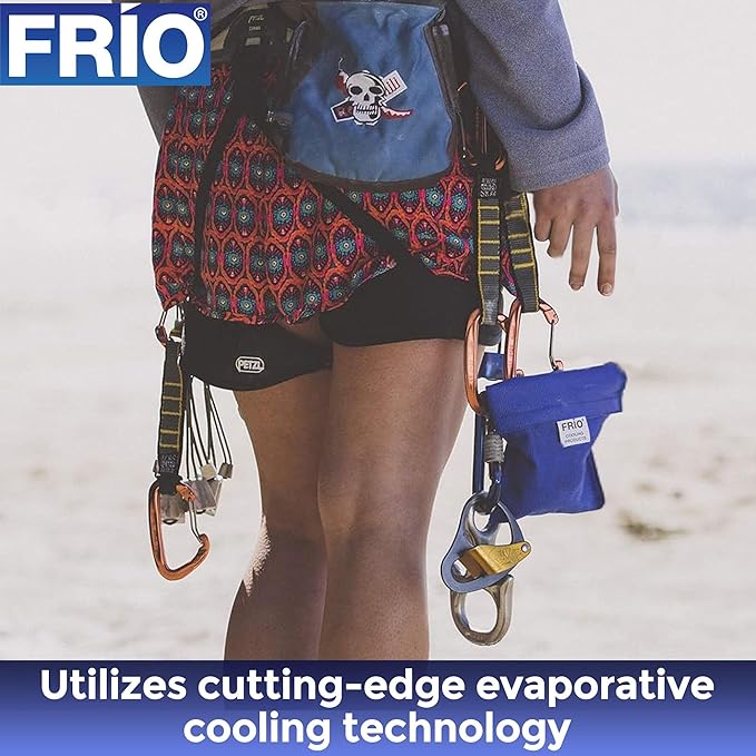 FRIO Cooling Wallet - Insulin Cooler for 45+ Hours of Stress Free On The Go - Blue - XL