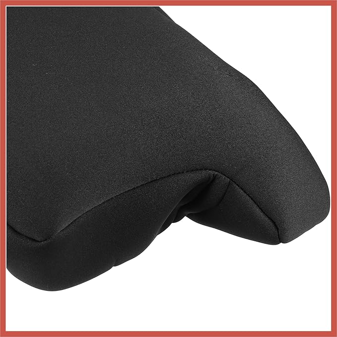ACROPIX Car Center Console Armrest Cover for Ford for Ranger 2019-2023 Neoprene Interior Arm Rest Cover Elbow Cushion Pad Black Car Parts