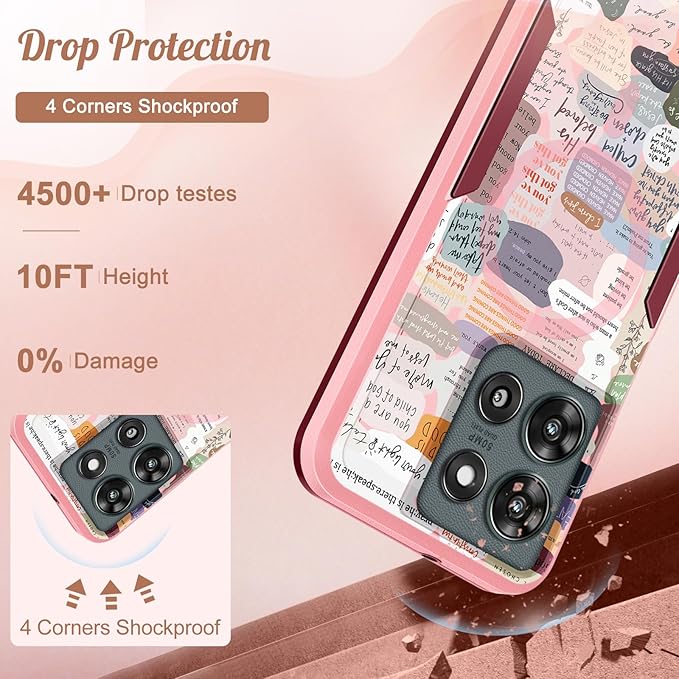 for Moto G 2025 Case Women - Compatible with MagSafe Cute Girls Magnetic Protective Phone Cover Girly Kawaii Unique Pretty Heavy Duty Shockproof Design for Motorola Moto G 5G 2025 Cases