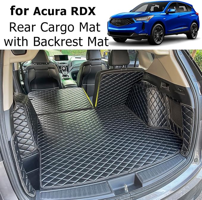 Cargo Liners for 2019-2026 Acura RDX Trunk Mat Full Coverage Cargo Mat All Weather Anti-Slip