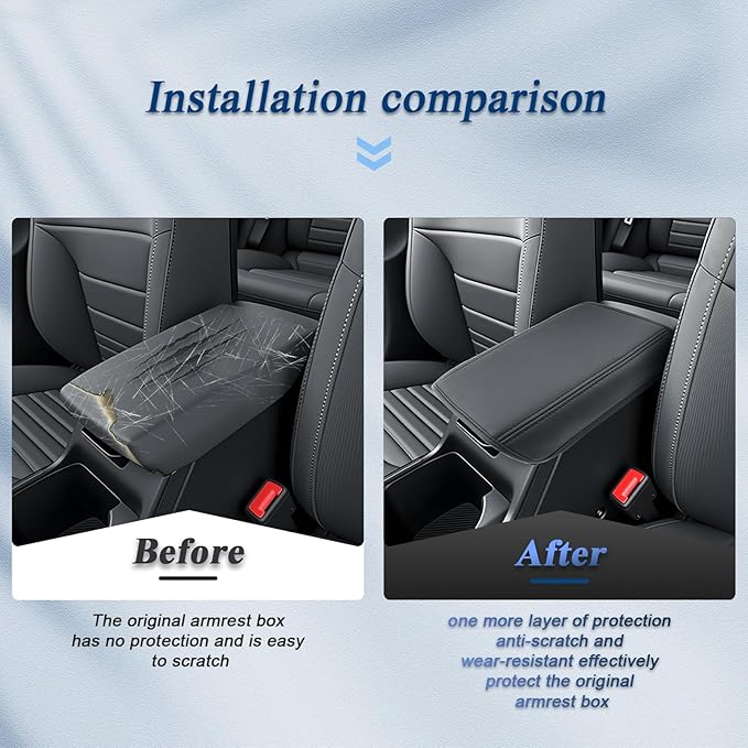 BIBIBO for 2025 2026 Kia K4 Center Console Cover 2025-2026 Kia K4/2026 Kia K4 Hatchback Arm Rest Cover 2025 Kia K4 Accessories 2025 K4 Hatchback Armrest Pad