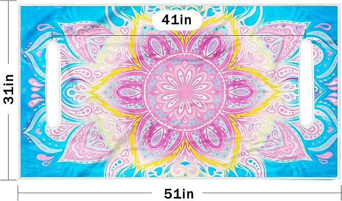 ENYORSE Golf Cart Seat Covers - Ethnic Style Golf Cart Towel Blanket for 2/4 Seater, Soft & Breathable Microfiber, Keeps Seats Cool & Comfortable, 51”x31”, Fits EZGO/Yamaha/Club Car