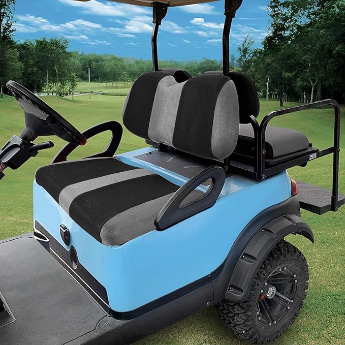 Golf Cart Front Seat Covers for Club Car Precedent 2004 and Up, Durable Polyester Fabric Club Car Precedent Seat Covers, Breathable Washable