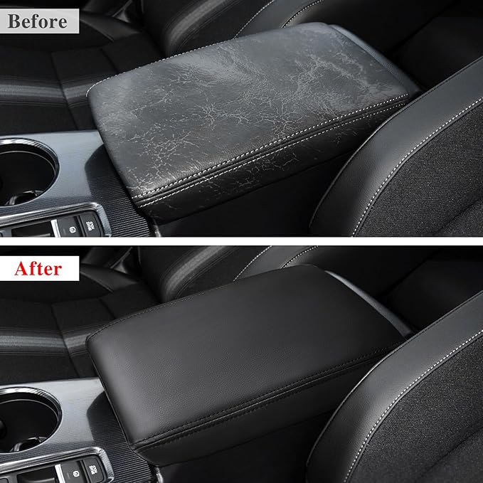 Car Center Console Armrest Cover for Honda Civic 2022-2025 2026, Soft Armrest Pad Cover Protector Cushion for Honda Civic 2022 2023 2024 2025 2026 Interior Accessories (Black)