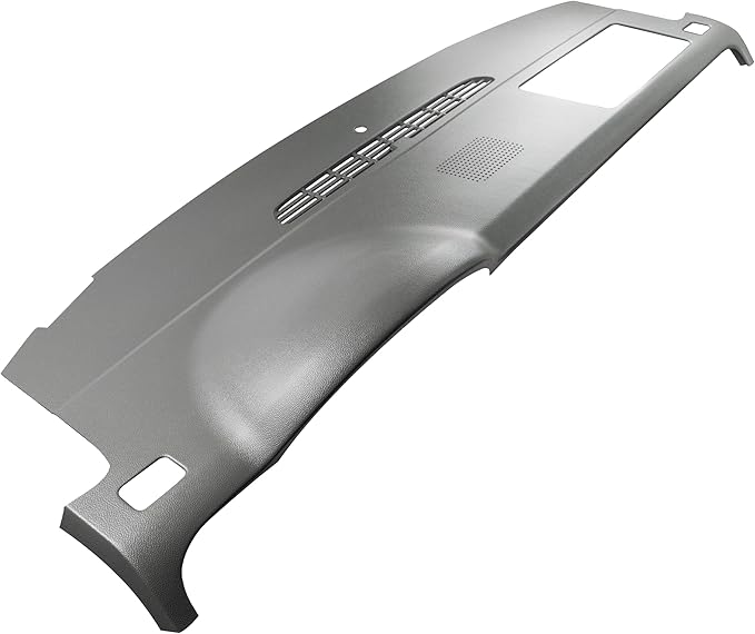 DashSkin Dash Cover Compatible with 2007-2014 Chevy Tahoe Suburban Avalanche & GMC Yukon & Yukon XL with Dash Speaker in Dark Titanium - Hard Molded Plastic Dashboard Cap