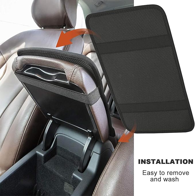 for Classic Horror Blood Splatter Black Car Handrail Box Cushion,Anti Slip Car Center Console Cover Universal Fit for Most Cars,Trucks and SUV