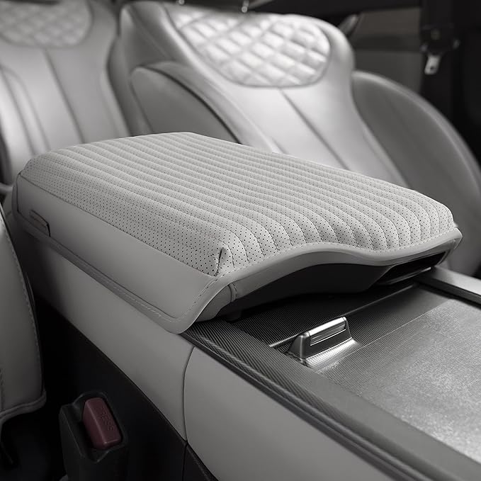 KMMOTORS Palisade (2023 Facelift Design Light Gray) Center Console Cover, Armrest Cushion, Palisade Accessories