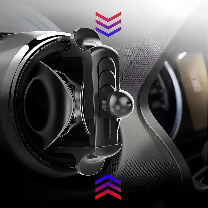 Air Vent Clip for Car Phone Holder Mount, Sturdy Vent Grip for Wireless Car Charger with Circular Air Vents -Only for Replace