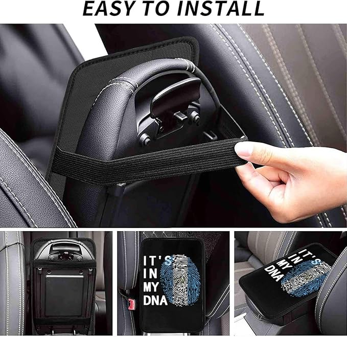 DARLEKS Car Armrest Cushion Auto Center Console Cover Pad Car Handrail Box Universal Decoration Mat