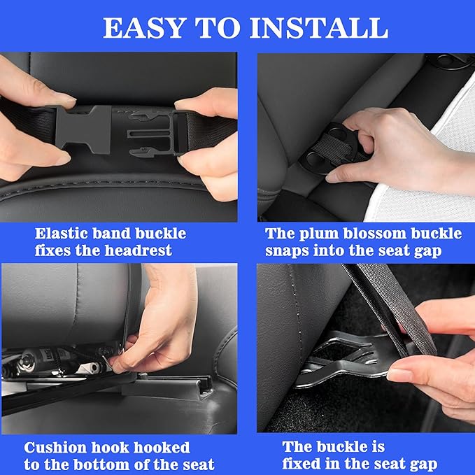 Rear Car Seat Cover for Tesla Model 3 2017-2024 2025 Highland Four Seasons Universal Protector Pad Mat Interior Decoration Accessories (Without Logo)