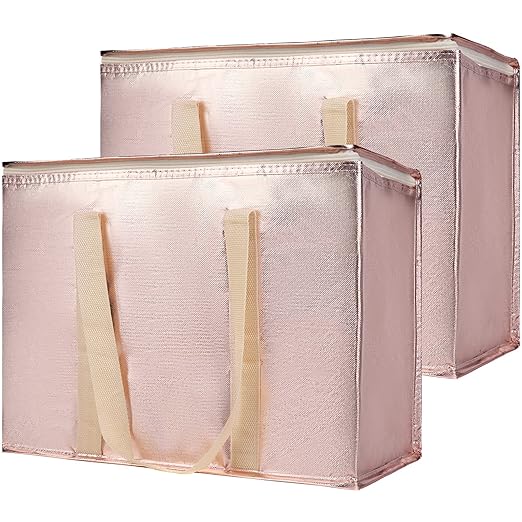 Bodaon Insulated Pizza Delivery Bags, Food Delivery Bag. Gold, X-Large, 1-Pack