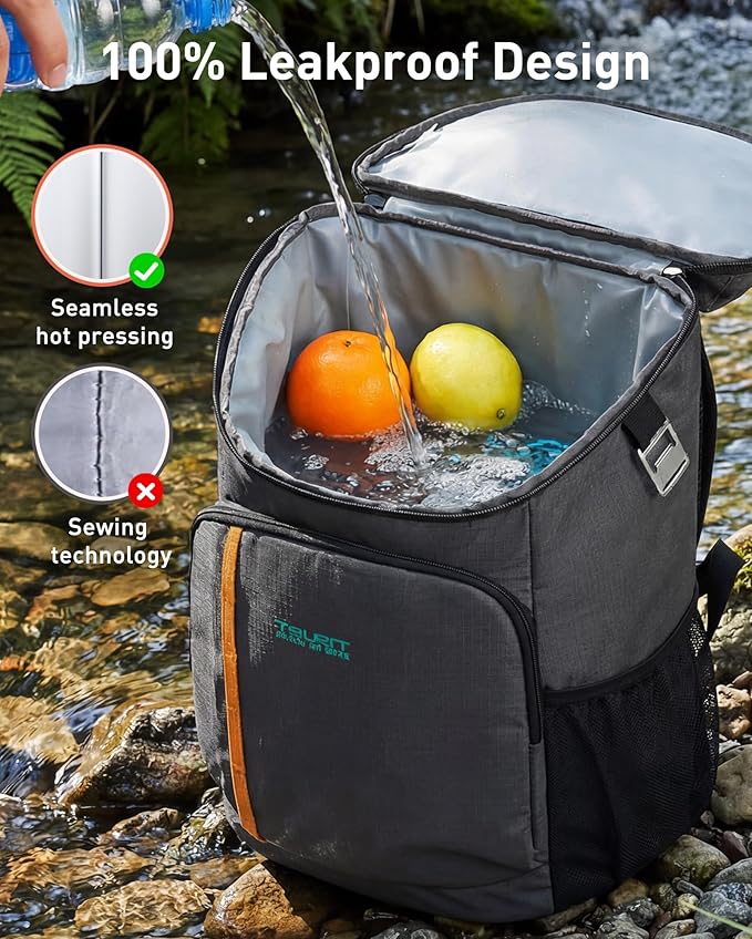 TOURIT Cooler Backpack 30 Cans Lightweight Insulated Backpack Cooler Leak-Proof for Men and Women