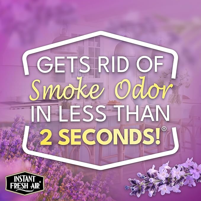 Smoke Vanish - Smoke Odor Eliminator Spray - Removes Odor Instantly with Noxban™ - Eco-Friendly - For Home, Car, & Travel - Lavender Scent - 2 oz. (Pack of 2)