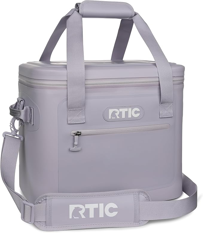 RTIC Ultra-Tough Soft Cooler 30 Can, Insulated Bag Portable Ice Chest Box for Lunch, Beach, Drink, Beverage, Travel, Camping, Picnic, Car, Trips, Floating Cooler Leak-Proof with Zipper