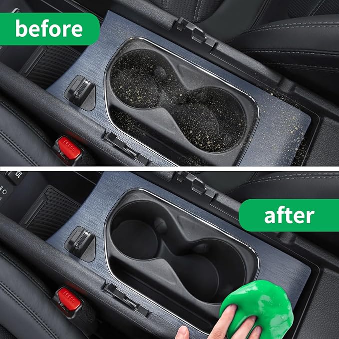 Car Cleaning Gel, Keyboard Cleaner Cleaning Putty for Car Interior Car Slime Cleaner Dust Cleaning Gel Car Putty for Cleaning Car Gel Cleaner Green NT.WT.: 5.6 oz (160 g)