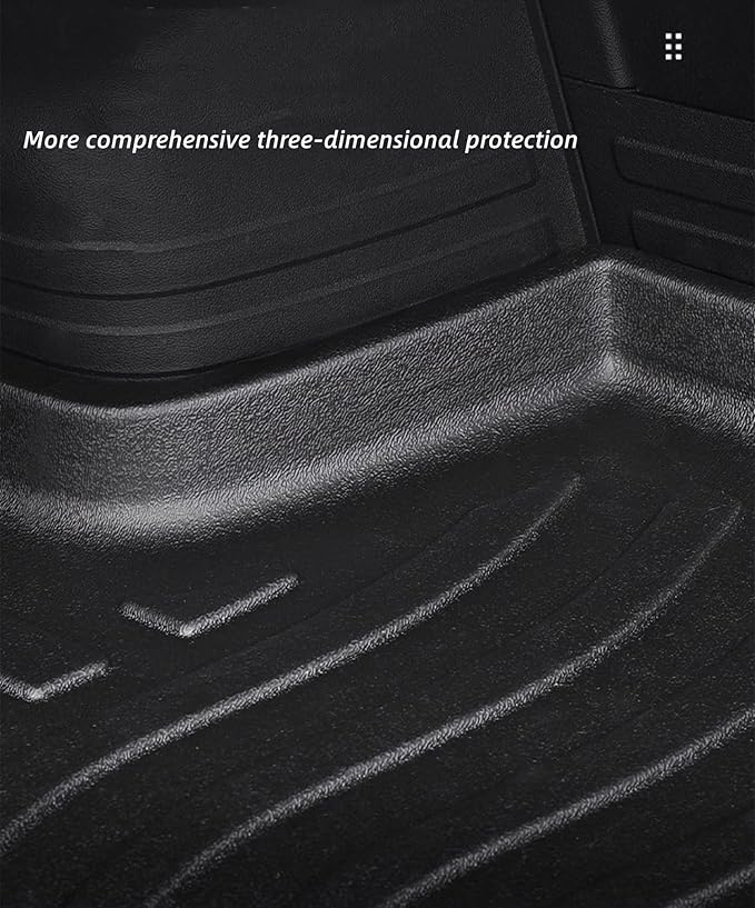 Cargo Liners Fits Nissan Rogue 2014-2020 Rear Trunk Floor Mats 3D Boot Tray All-Weather TPE Black