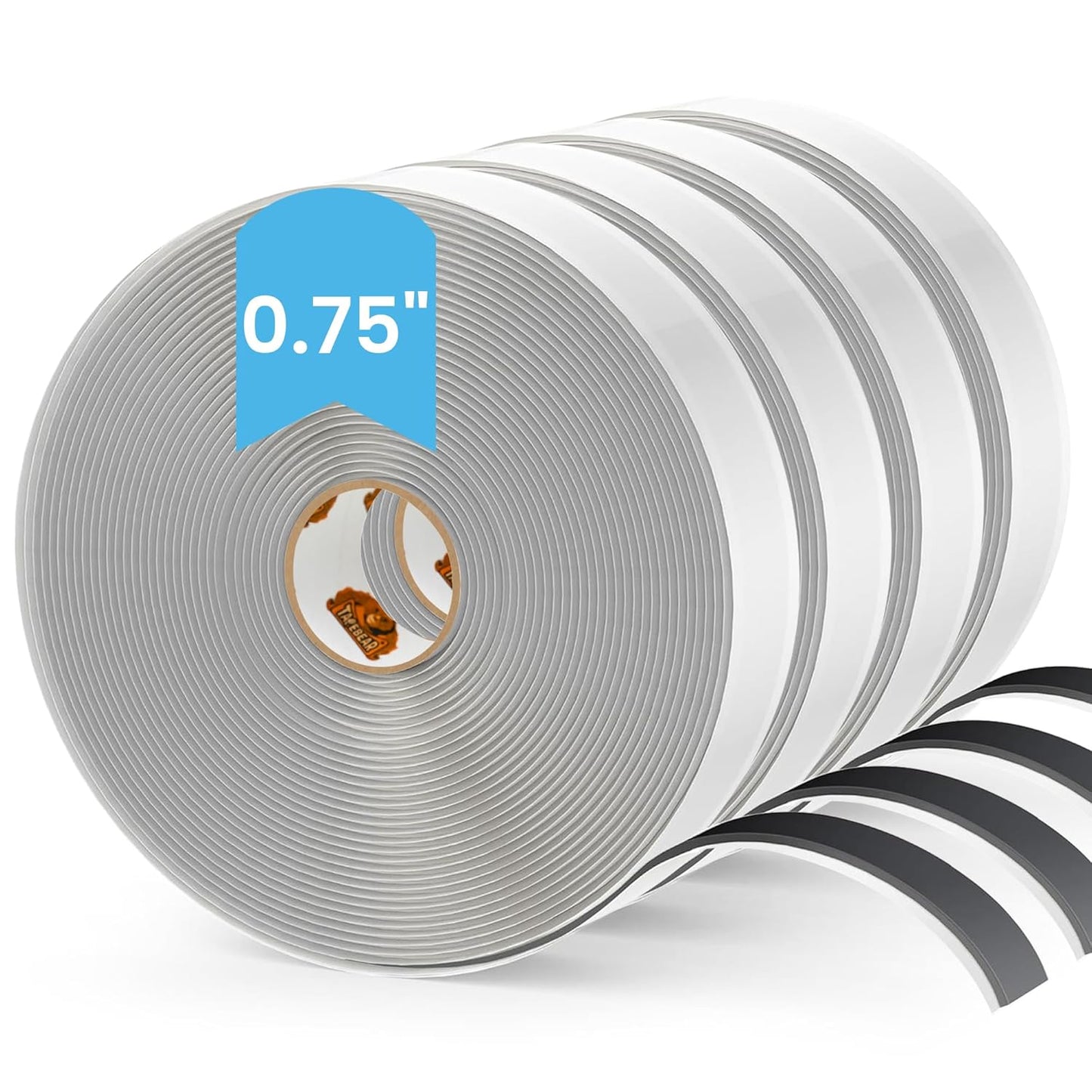 Black Butyl Tape RV Tape 3/4" x 30' x 1/8" Butyl Marine Sealant Tape, Window Glazing Putty Tape Double Sided Auto Butyl Tape Window Sealant Caulking Tape for Boat, EPDM Roof, Pool, 4Rolls