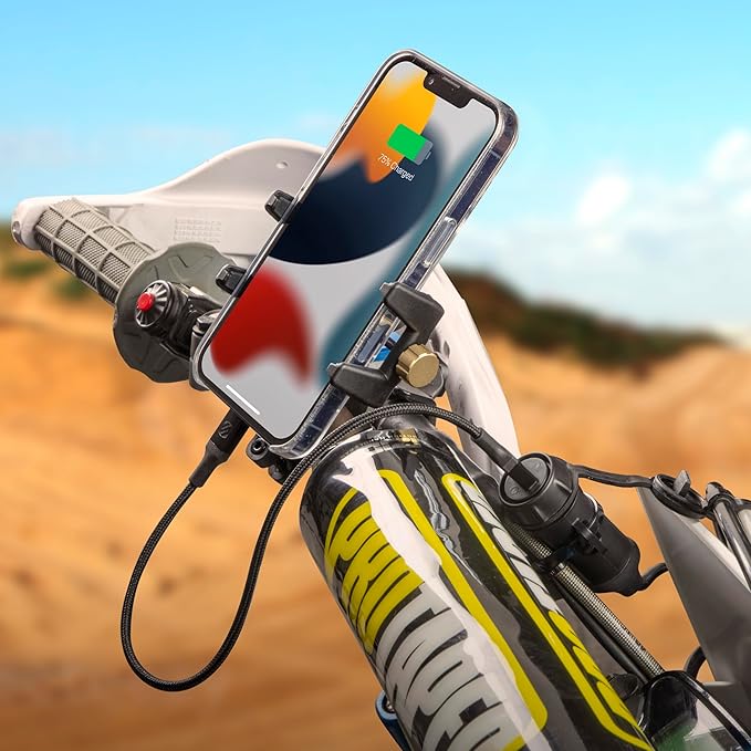 Scosche PSQC3-SP PowerVolt 18W USB Car Charger - Qualcomm Quick Charge QC 3.0 - All-Weather USB Charger - Fast Charging - 12V USB Outlet - USB A for Motorcycles, ATV’s, Boats, Marine Vehicles and More
