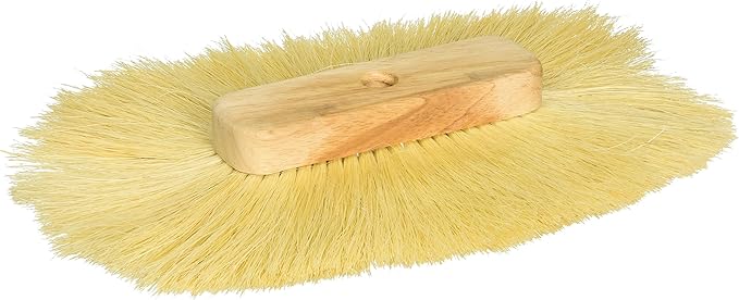 11934 Panda Paw I Single Stippling Texture White Tampico Brush 14 in. x 9.2 in. x 1 in.