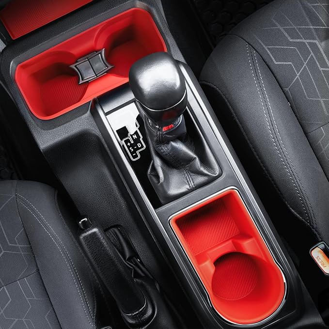 Interior Silicone Liner Insert Custom Fit for Tacoma 2016-2023, Silicone Organizer Tray for Tacoma Gen 3rd Crew Cab only - Fully Covered - for Tacoma Accessories