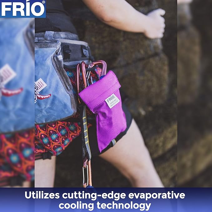 FRIO Cooling Wallet - Insulin Cooler for 45+ Hours of Stress Free On The Go - Purple - Large