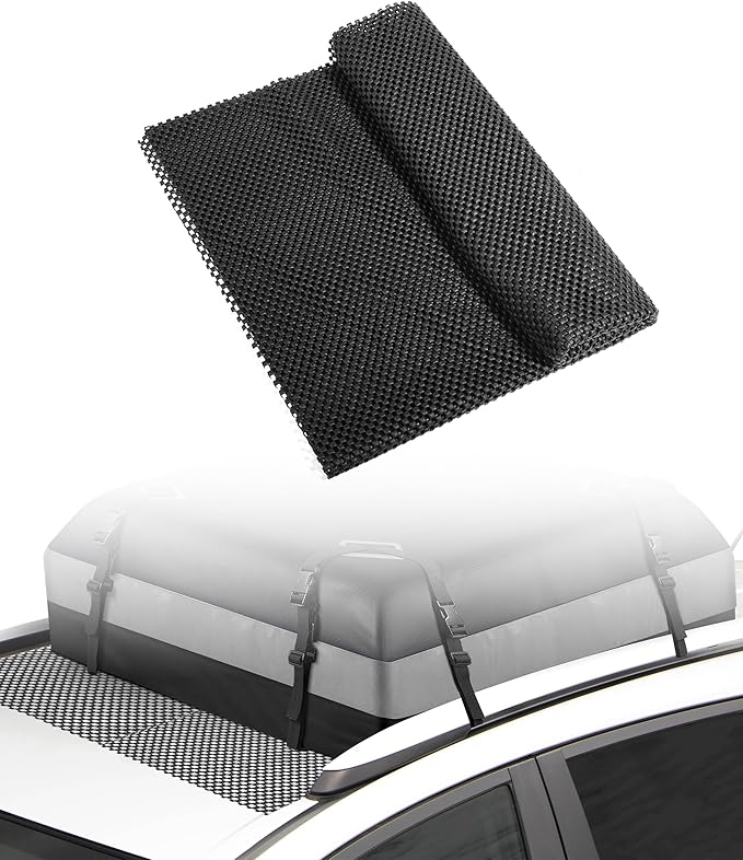 51"x43" Roof Rack Pads,Car Accessories Roof Non-Slip Rug Pad,Car Trunk Anti-Slip Mat,Universal Non-Slip Rooftop Cargo Bag Protective Mat,Suitable for Most Cars,SUV,Pickup or Trucks