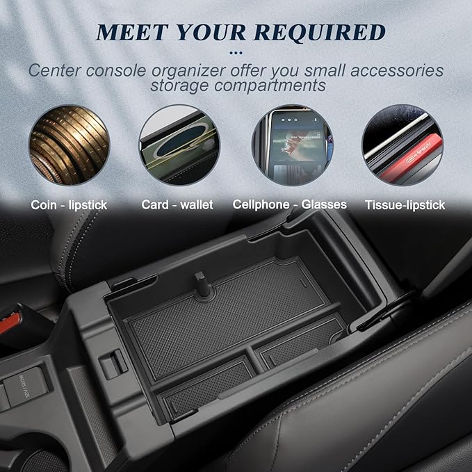 BIBIBO for 2024 Subaru Crosstrek Accessories Center Console Organizer 2023 2024+ Subaru Crosstrek/2026 Crosstrek Hybrid &2024 Subaru Impreza Console Tray 2023 Crosstrek Insert Glove Pallet Organizer