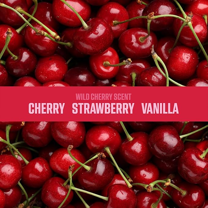 Ozium Air Freshener, Anywhere Odor Eliminator ™, 2oz Single Shot Total Air Refresh & Car Air Freshener - Wild Cherry - 4 Pack