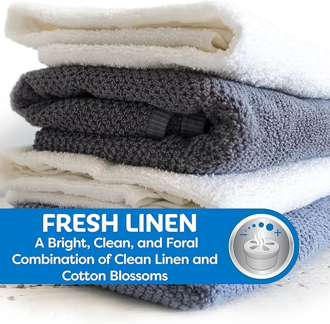 Refresh Your Car Scented Gel Car Air Freshener, Fresh Linen Car Scent