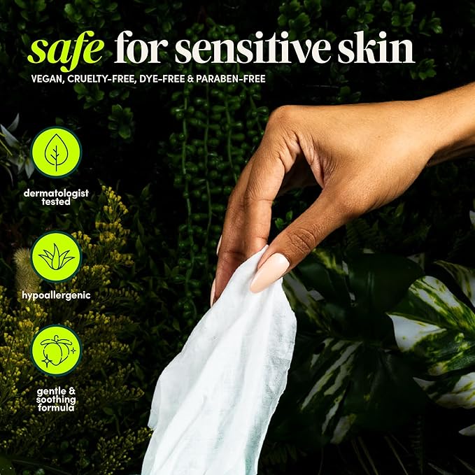 goodwipes Flushable Wipes - Individually Wrapped Butt Wipe for On-the-Go Adults - Portable Mini Wipes - Travel Essentials - Sewer & Septic Safe - Cedar, 32 Count (1 Pack)