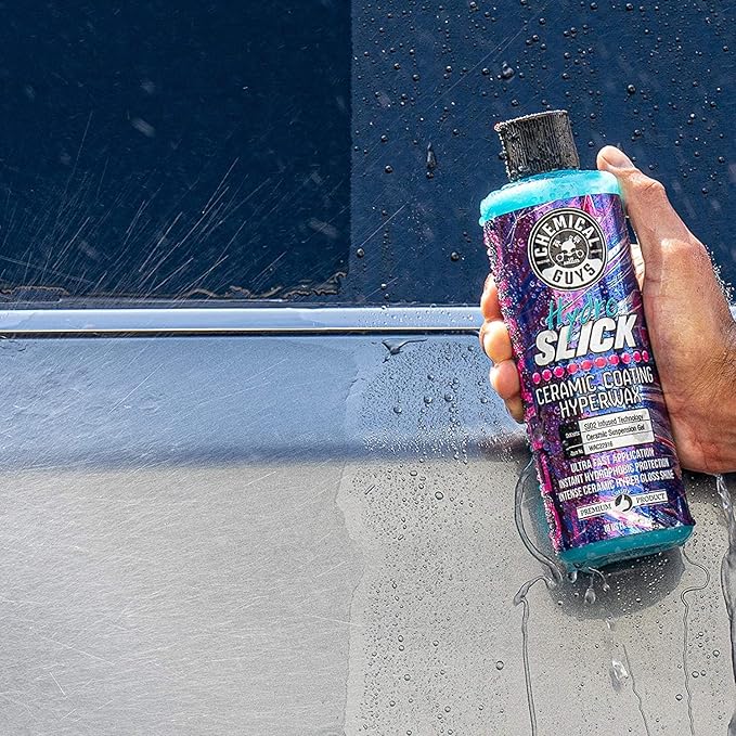 Chemical Guys HydroSlick Intense Gloss SiO2 Ceramic Coating HyperWax - High Shine and Long-Lasting Protection, Ceramic Coating for Cars, Safe for Trucks, SUVs, Motorcycles, RVs, and More - 16 fl oz