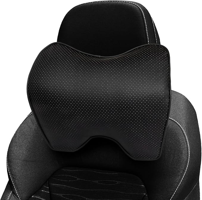 Car Neck Pillow For Car Driving, Leather Car Seat Headrest Pillow, Car Neck Support And Rest For Car Pillow, Travel Car Seat Neck Pillow For Neck Support And Pain Relief, Neck Car Pillow For Sleeping