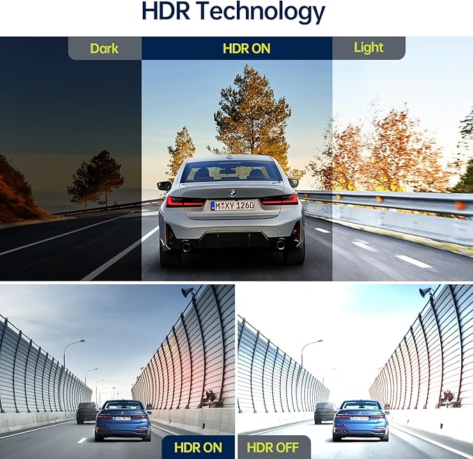 Dual Dash Cam Front and Inside 1080P Dash Camera for Cars IR Night Vision Car Camera for Taxi Accident Lock Parking Monitor 2 Mounting Options 64GB SD Card