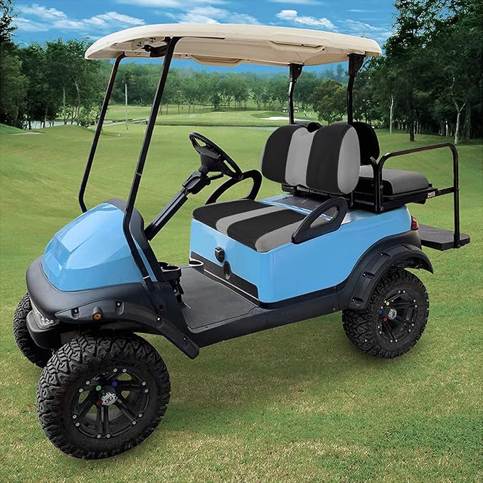 Golf Cart Front Seat Covers for Club Car Precedent 2004 and Up, Durable Polyester Fabric Club Car Precedent Seat Covers, Breathable Washable