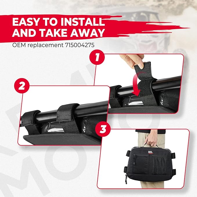 KEMIMOTO X3 Overhead Roof Storage Bag Compatible with 2017-2025 Can Am Maverick X3 Max RS DS Turbo R 715004275