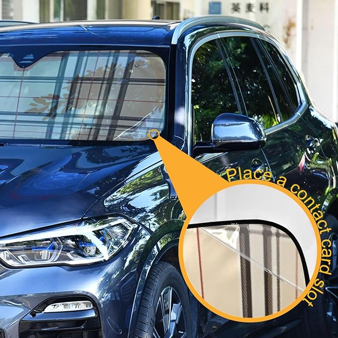 Sun Shade for car Windshield Reflective Windshield polarisado para carro Colorful Plaid Texture File