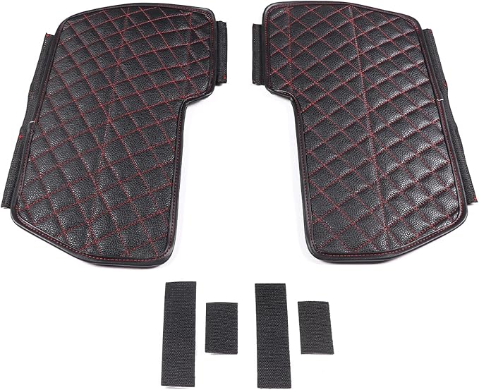 2PCS Center Console Armrest Cover for Toyot@ Tundra 2022-2025 /Sequoia 2023-2025 Accessories, Leather Front Seat Armrest Box Cushion Protector Waterproof Anti-Scratch (Left-Hand Drive)