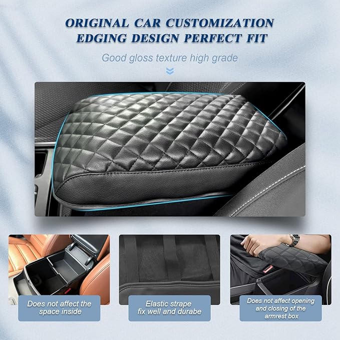 BIBIBO for 2024 2025 2026 Kia Sorento Center Console Armrest Cover,Armrest Cushion 2021-2025 2026 Sorento Console Lid,Car Arm Rest Pad Seat Box Cover Protector,2025 2026 Sorento Accessories Armrest