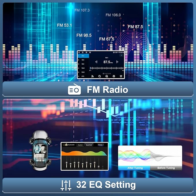 Leadfan Car Radio for Mazda 3 2009 2010 2011 2012 2013 with Wireless Carplay Android Auto,9 Inch Touchscreen for Mazda, Bluetooth,GPS,WiFi,SWC,Backup Camera