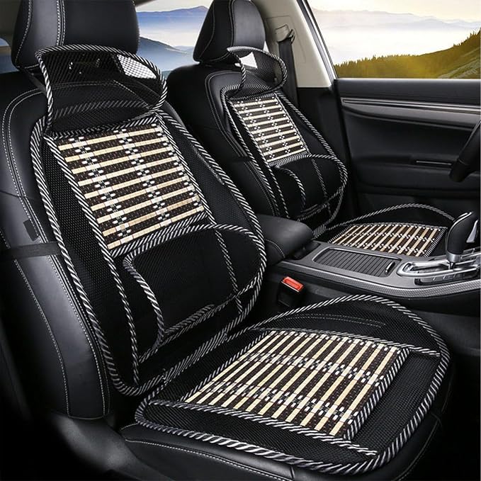 Cooling Car Seat Cover Set Ice Silk Breathable Universal Car Seat Cushion with Lumbar Support for Vehicles Stay Cool Comfortable in Summer Driving