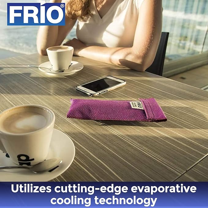 FRIO Cooling Wallet - Insulin Cooler for 45+ Hours of Stress Free On The Go - Red - Individual