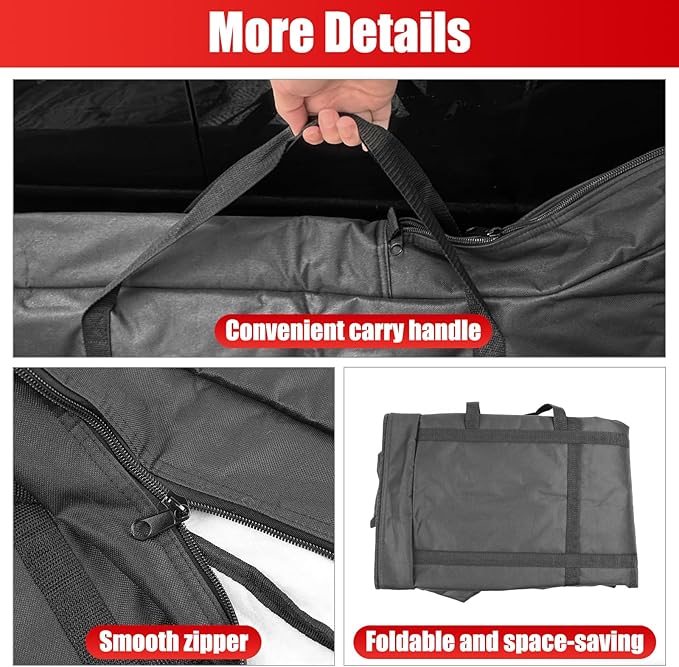 Front Door Storage Bag 2Pcs Compatible with Ford Bronco 2024 2023 2022 2021, Fit Bronco Accessories 4-Door,Portable Door Storage Bag